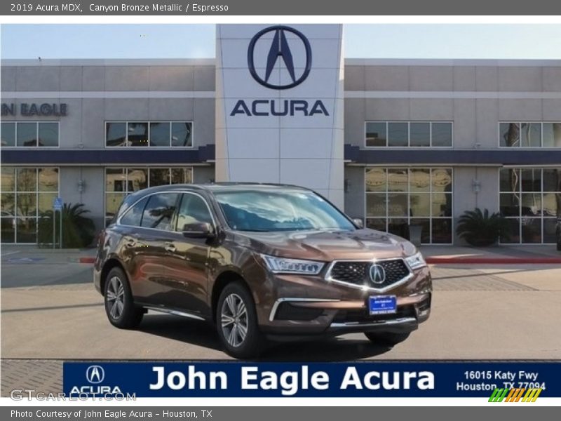Canyon Bronze Metallic / Espresso 2019 Acura MDX