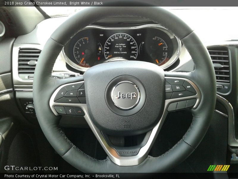 Bright White / Black 2018 Jeep Grand Cherokee Limited