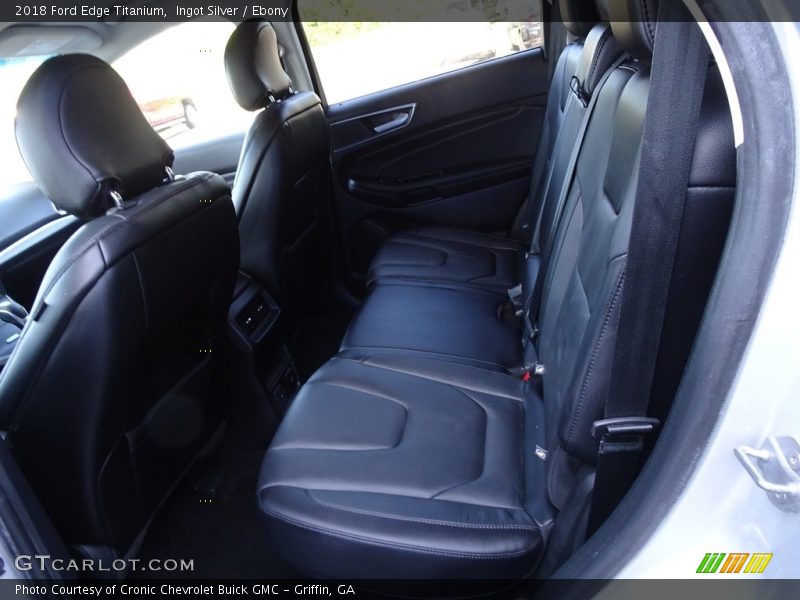 Ingot Silver / Ebony 2018 Ford Edge Titanium
