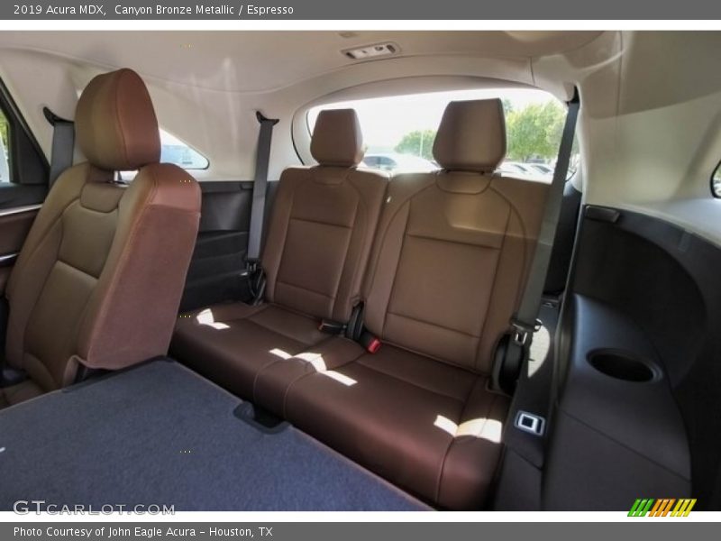 Rear Seat of 2019 MDX 