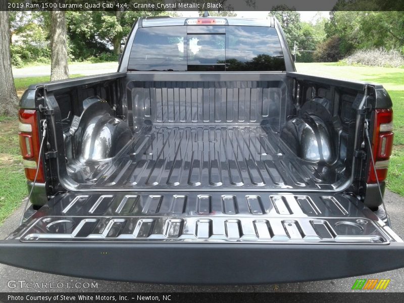 Granite Crystal Metallic / Black 2019 Ram 1500 Laramie Quad Cab 4x4