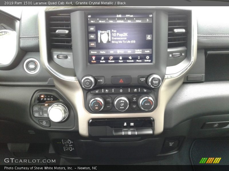 Controls of 2019 1500 Laramie Quad Cab 4x4