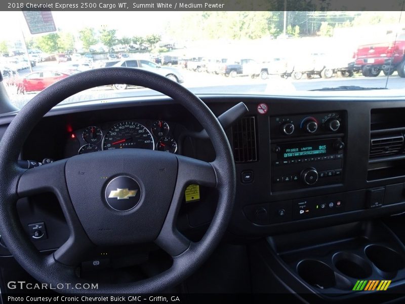 Summit White / Medium Pewter 2018 Chevrolet Express 2500 Cargo WT