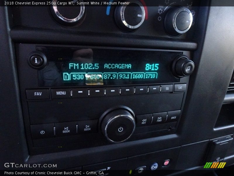 Controls of 2018 Express 2500 Cargo WT
