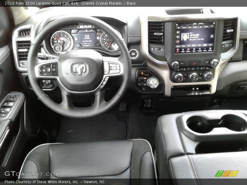 Dashboard of 2019 1500 Laramie Quad Cab 4x4