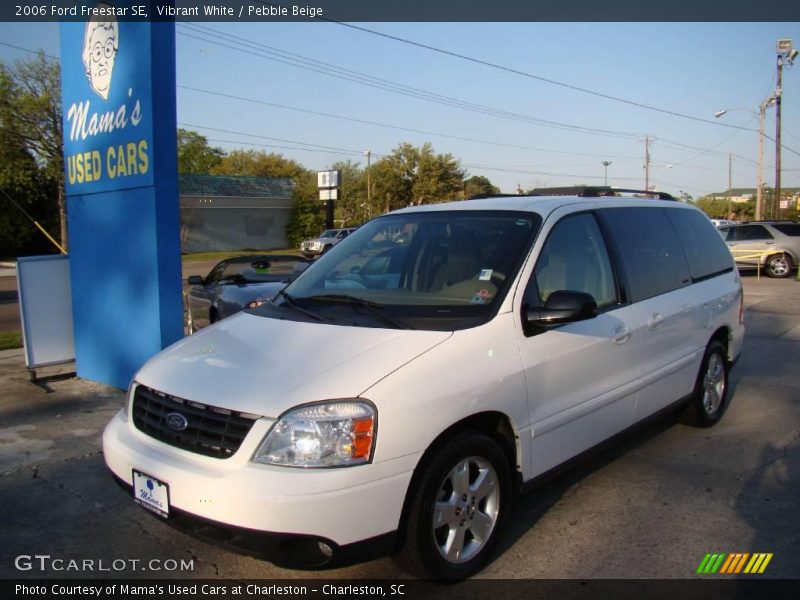 Vibrant White / Pebble Beige 2006 Ford Freestar SE