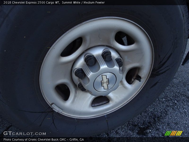Summit White / Medium Pewter 2018 Chevrolet Express 2500 Cargo WT