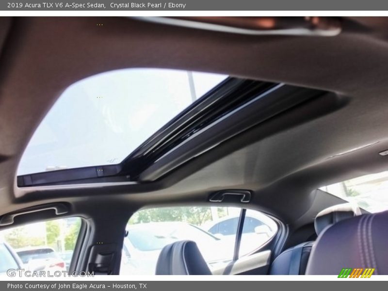 Crystal Black Pearl / Ebony 2019 Acura TLX V6 A-Spec Sedan
