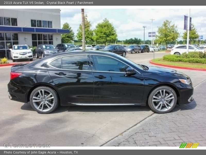 Crystal Black Pearl / Parchment 2019 Acura TLX V6 Sedan