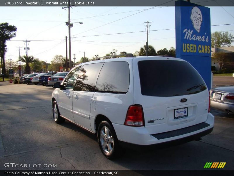 Vibrant White / Pebble Beige 2006 Ford Freestar SE