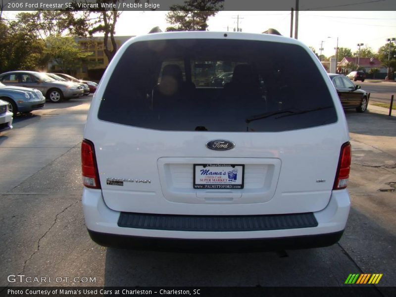 Vibrant White / Pebble Beige 2006 Ford Freestar SE