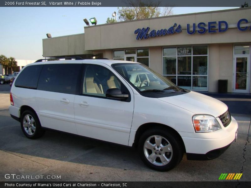 Vibrant White / Pebble Beige 2006 Ford Freestar SE