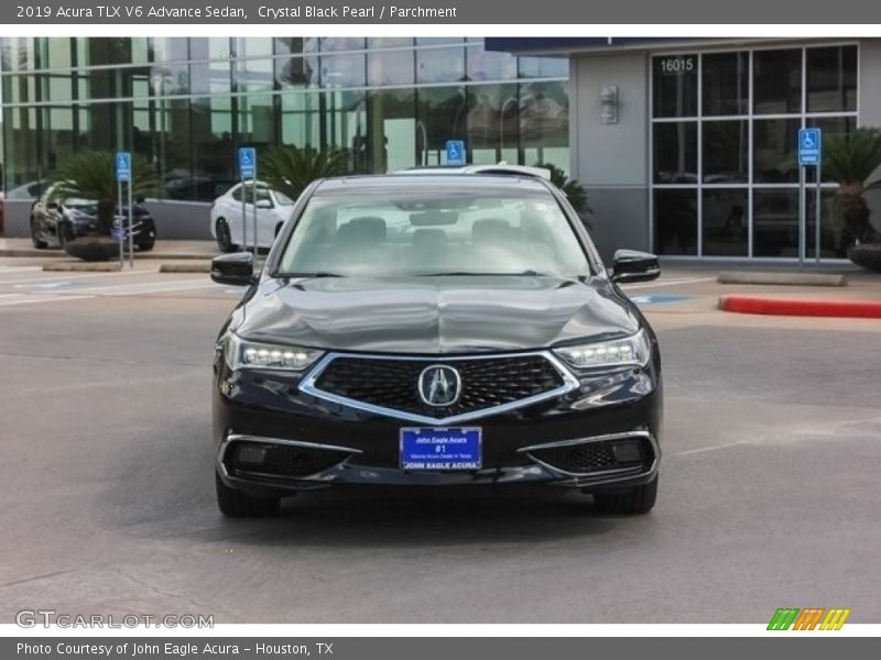 Crystal Black Pearl / Parchment 2019 Acura TLX V6 Advance Sedan