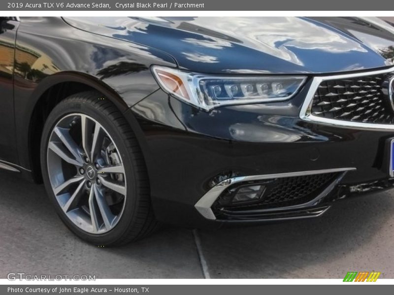 Crystal Black Pearl / Parchment 2019 Acura TLX V6 Advance Sedan