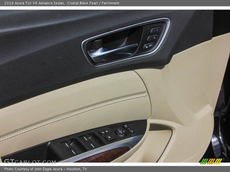 Crystal Black Pearl / Parchment 2019 Acura TLX V6 Advance Sedan