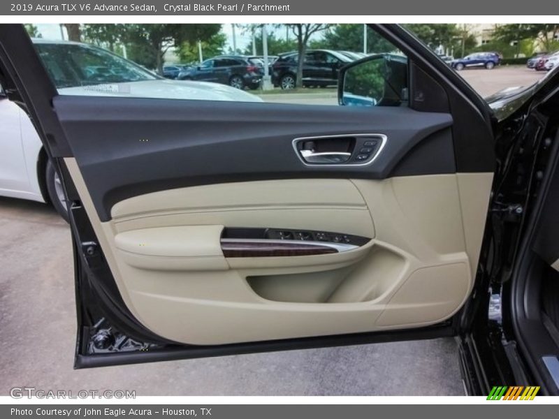 Crystal Black Pearl / Parchment 2019 Acura TLX V6 Advance Sedan