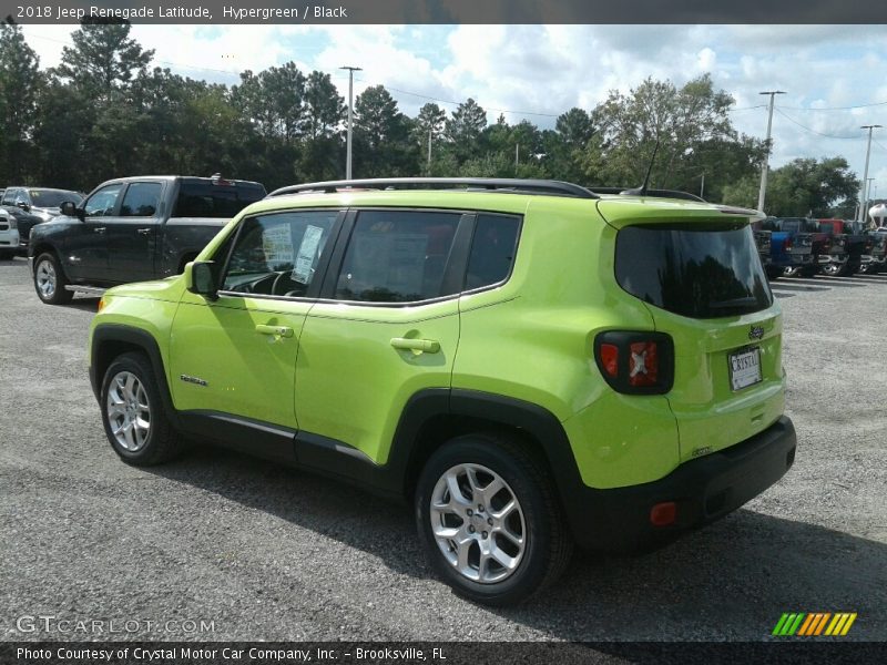 Hypergreen / Black 2018 Jeep Renegade Latitude