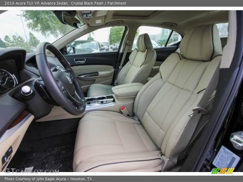 Crystal Black Pearl / Parchment 2019 Acura TLX V6 Advance Sedan