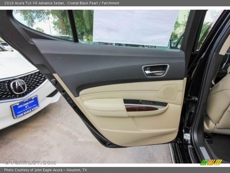 Crystal Black Pearl / Parchment 2019 Acura TLX V6 Advance Sedan