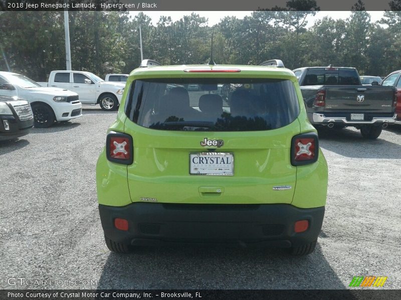 Hypergreen / Black 2018 Jeep Renegade Latitude