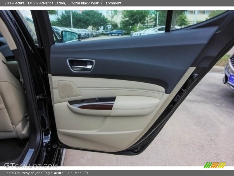 Crystal Black Pearl / Parchment 2019 Acura TLX V6 Advance Sedan