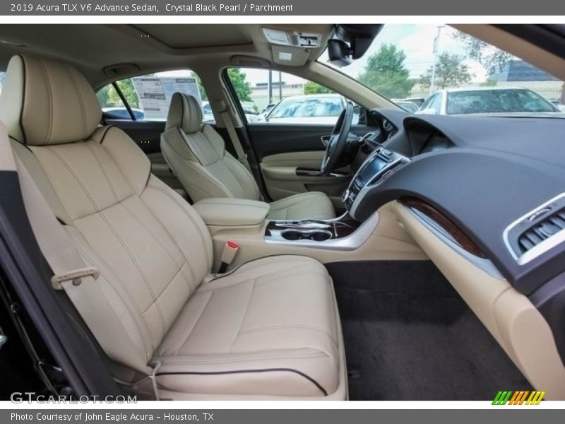 Crystal Black Pearl / Parchment 2019 Acura TLX V6 Advance Sedan