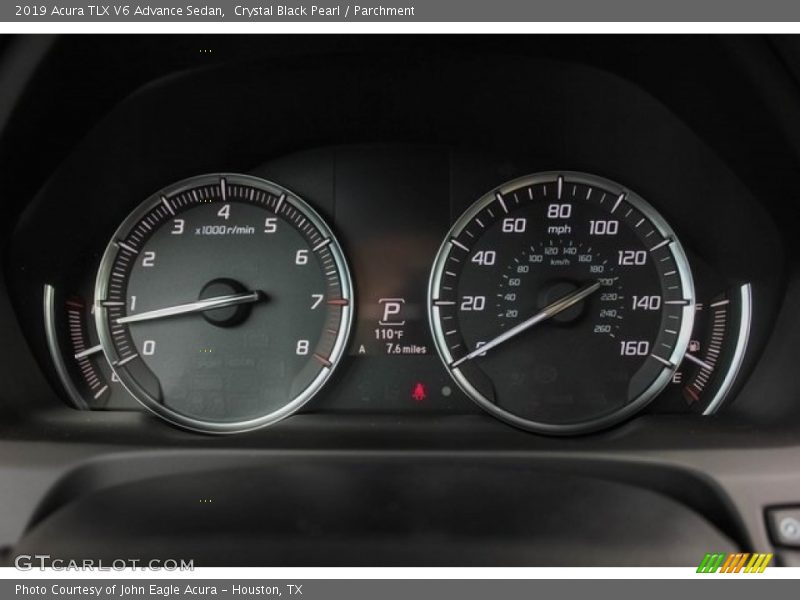 Crystal Black Pearl / Parchment 2019 Acura TLX V6 Advance Sedan