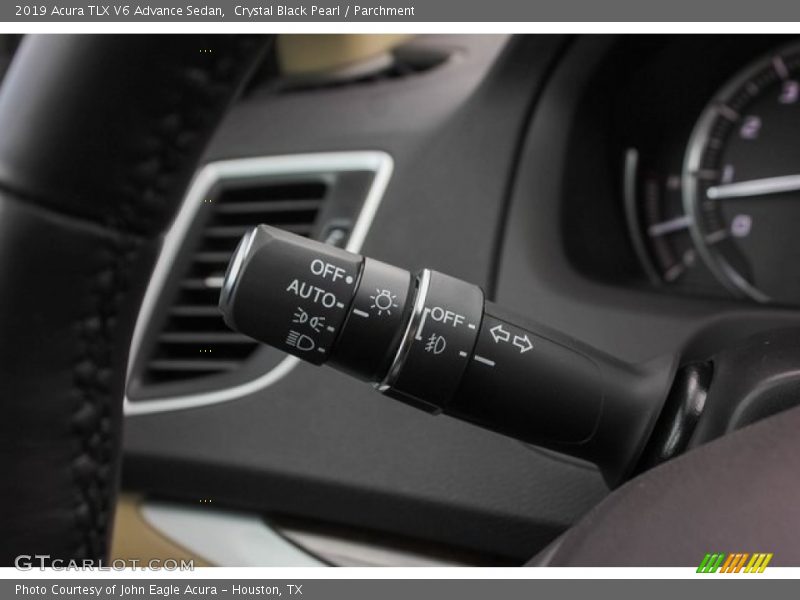 Crystal Black Pearl / Parchment 2019 Acura TLX V6 Advance Sedan