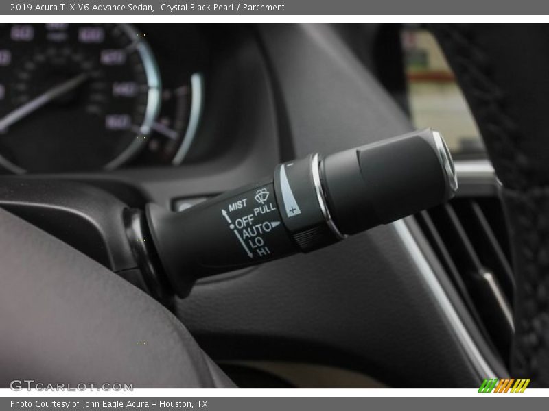 Crystal Black Pearl / Parchment 2019 Acura TLX V6 Advance Sedan
