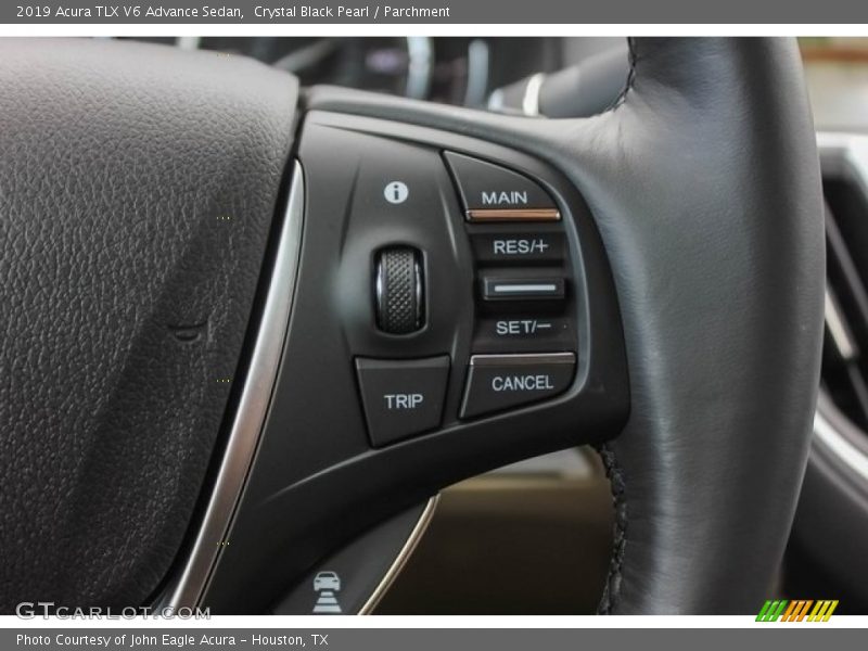 Crystal Black Pearl / Parchment 2019 Acura TLX V6 Advance Sedan