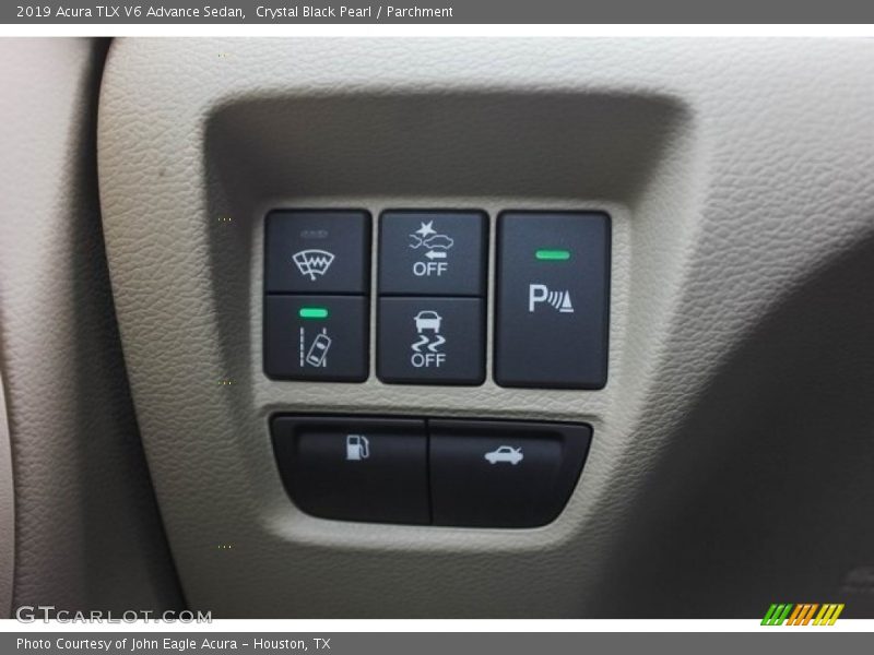 Crystal Black Pearl / Parchment 2019 Acura TLX V6 Advance Sedan