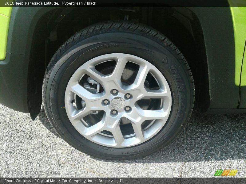 Hypergreen / Black 2018 Jeep Renegade Latitude