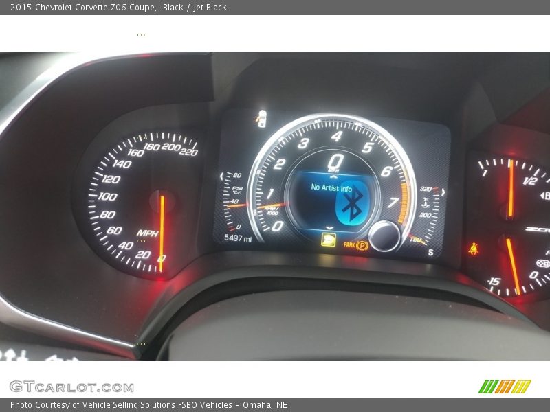 Black / Jet Black 2015 Chevrolet Corvette Z06 Coupe