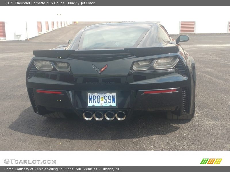 Black / Jet Black 2015 Chevrolet Corvette Z06 Coupe