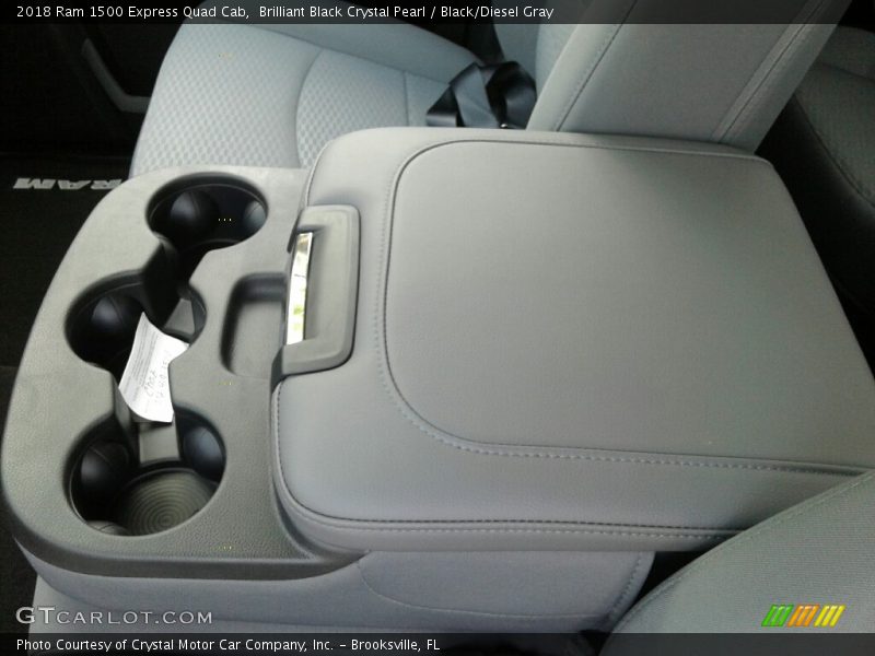 Brilliant Black Crystal Pearl / Black/Diesel Gray 2018 Ram 1500 Express Quad Cab