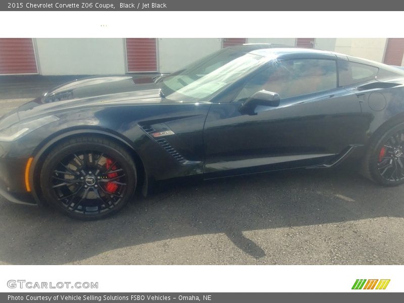 Black / Jet Black 2015 Chevrolet Corvette Z06 Coupe