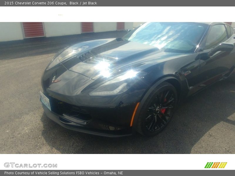 Black / Jet Black 2015 Chevrolet Corvette Z06 Coupe