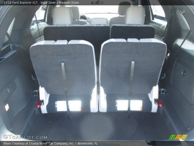 Ingot Silver / Medium Stone 2018 Ford Explorer XLT