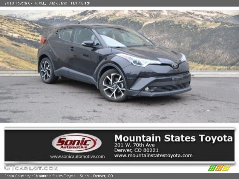 Black Sand Pearl / Black 2018 Toyota C-HR XLE