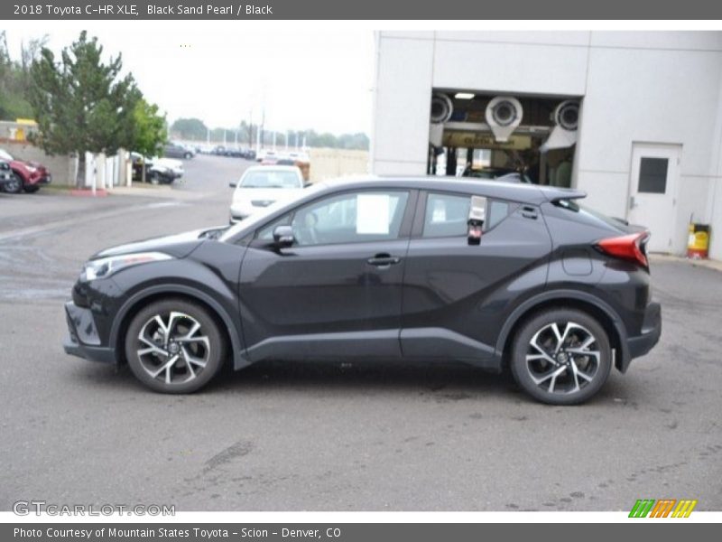 Black Sand Pearl / Black 2018 Toyota C-HR XLE
