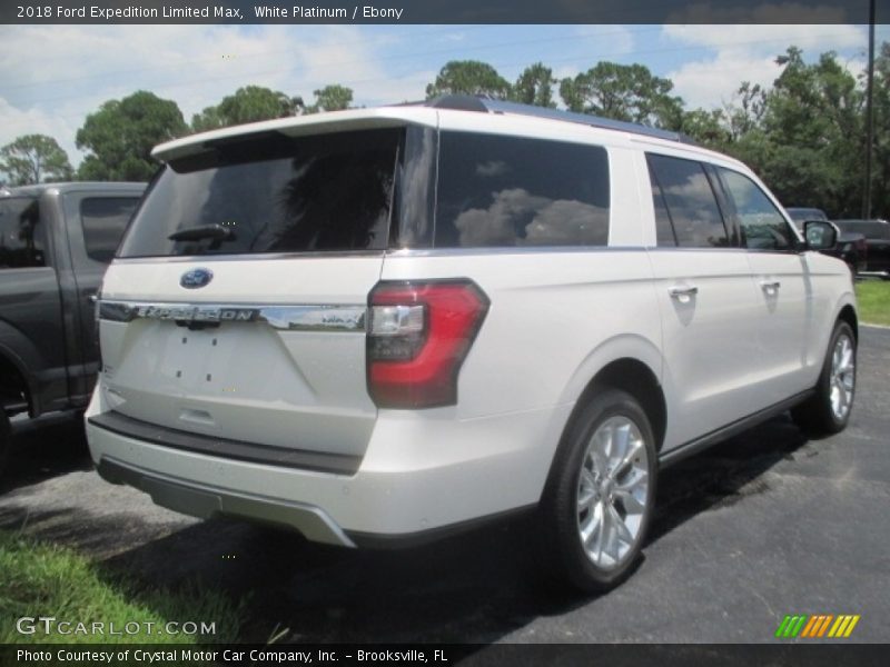 White Platinum / Ebony 2018 Ford Expedition Limited Max