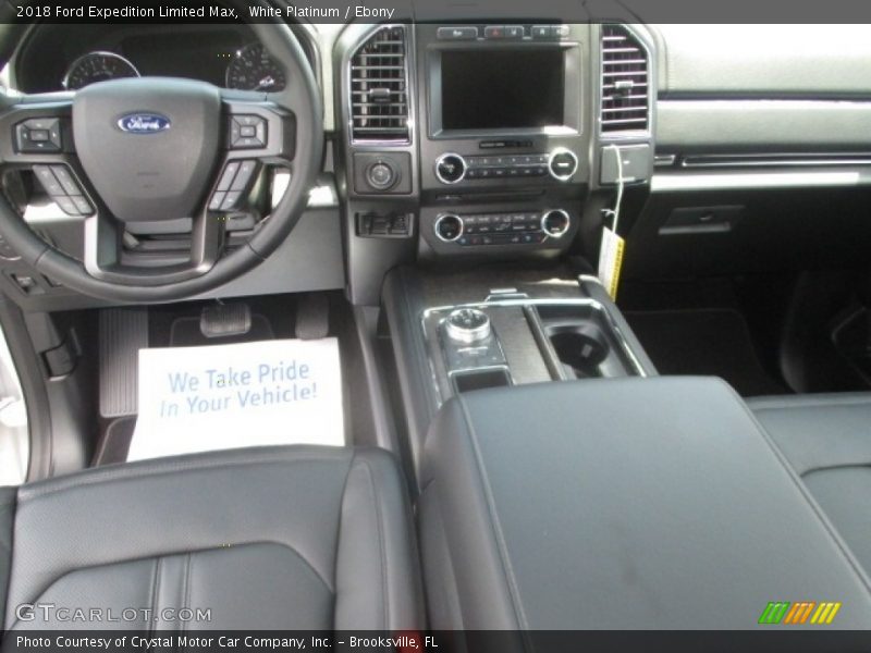 White Platinum / Ebony 2018 Ford Expedition Limited Max