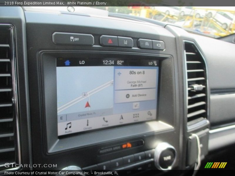 Navigation of 2018 Expedition Limited Max