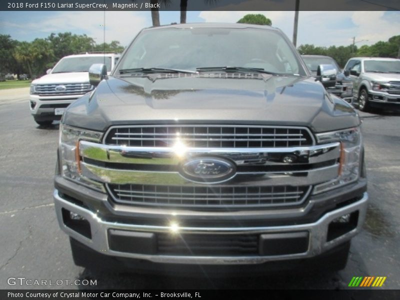 Magnetic / Black 2018 Ford F150 Lariat SuperCrew