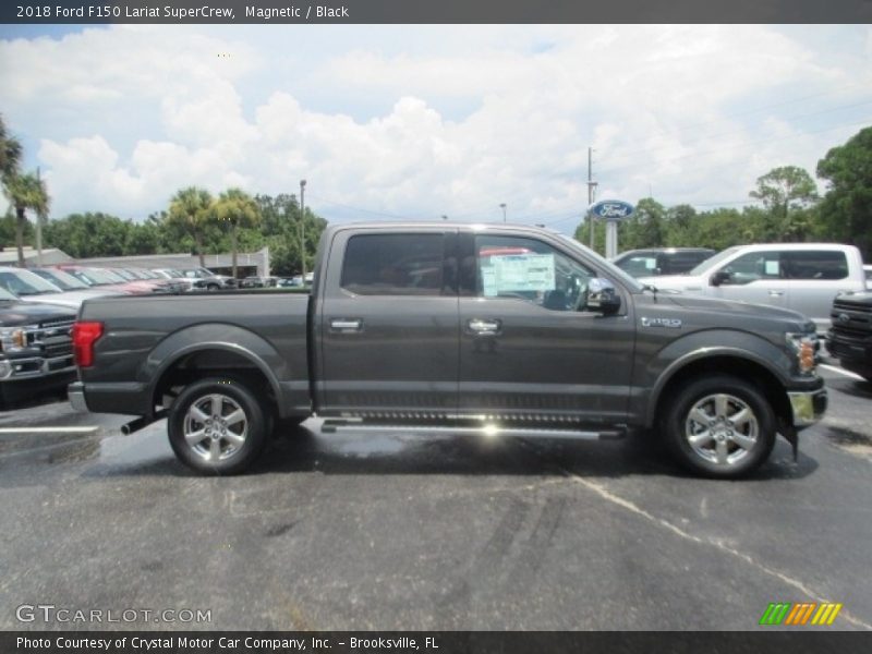 Magnetic / Black 2018 Ford F150 Lariat SuperCrew
