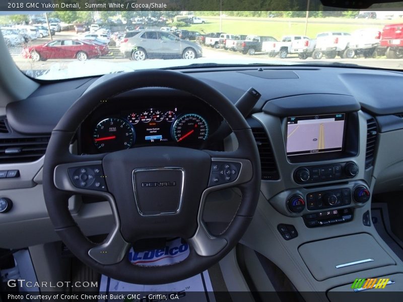 Summit White / Cocoa/Shale 2018 GMC Yukon Denali