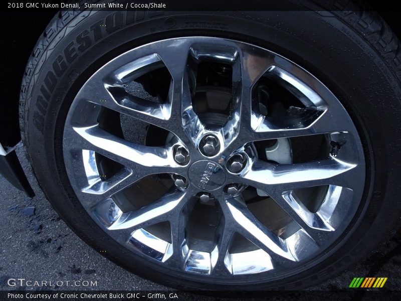 Summit White / Cocoa/Shale 2018 GMC Yukon Denali