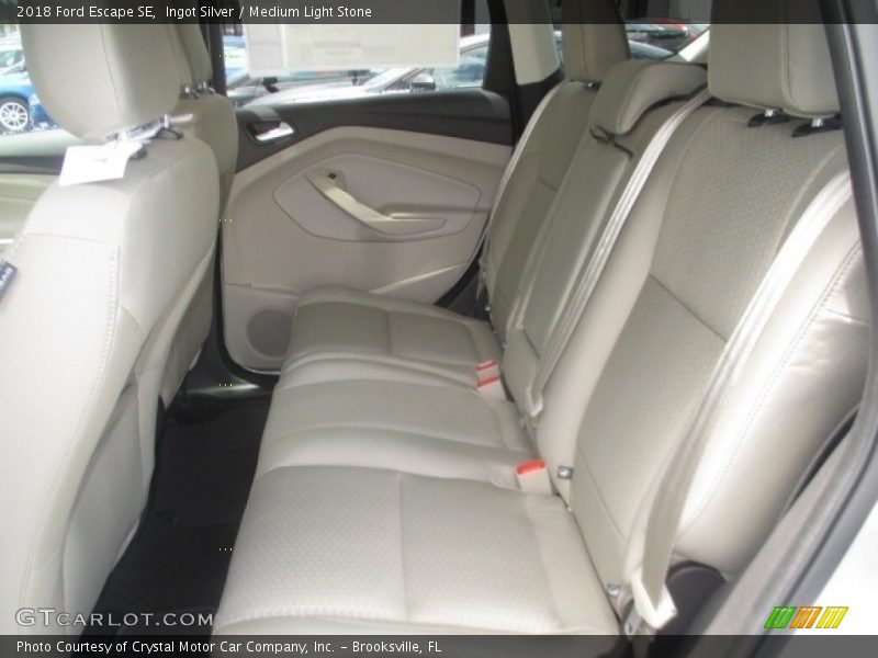 Ingot Silver / Medium Light Stone 2018 Ford Escape SE