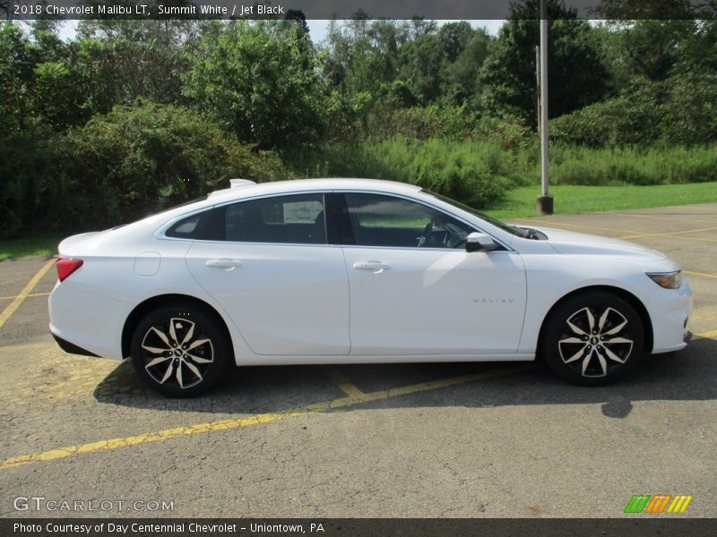 Summit White / Jet Black 2018 Chevrolet Malibu LT