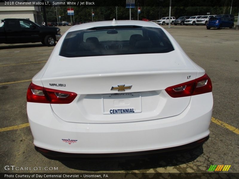 Summit White / Jet Black 2018 Chevrolet Malibu LT